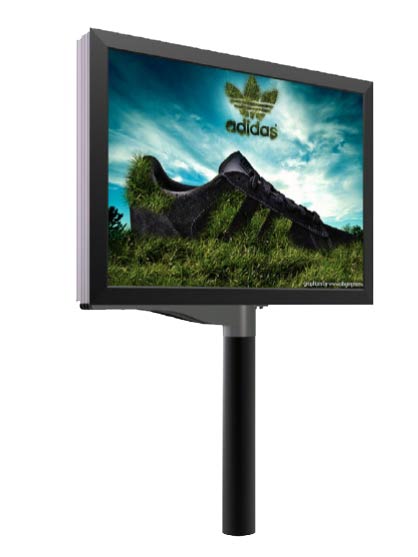 Rendu du panneau LED