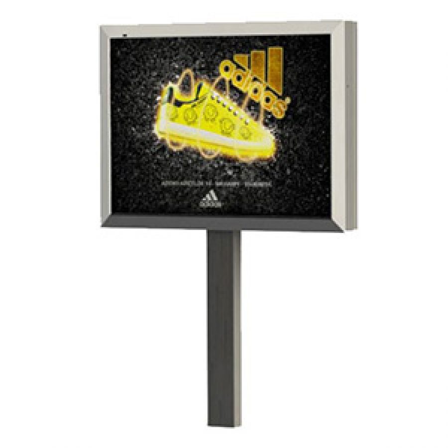 Rendu panneau pied rectangulaire ou rond