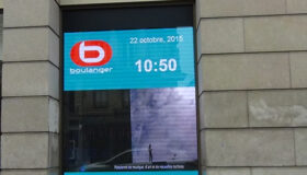 Écran vitrine, France