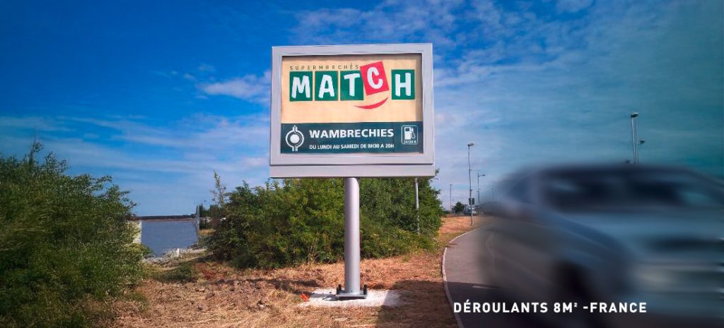 Déroulant 8m² Prismatronic